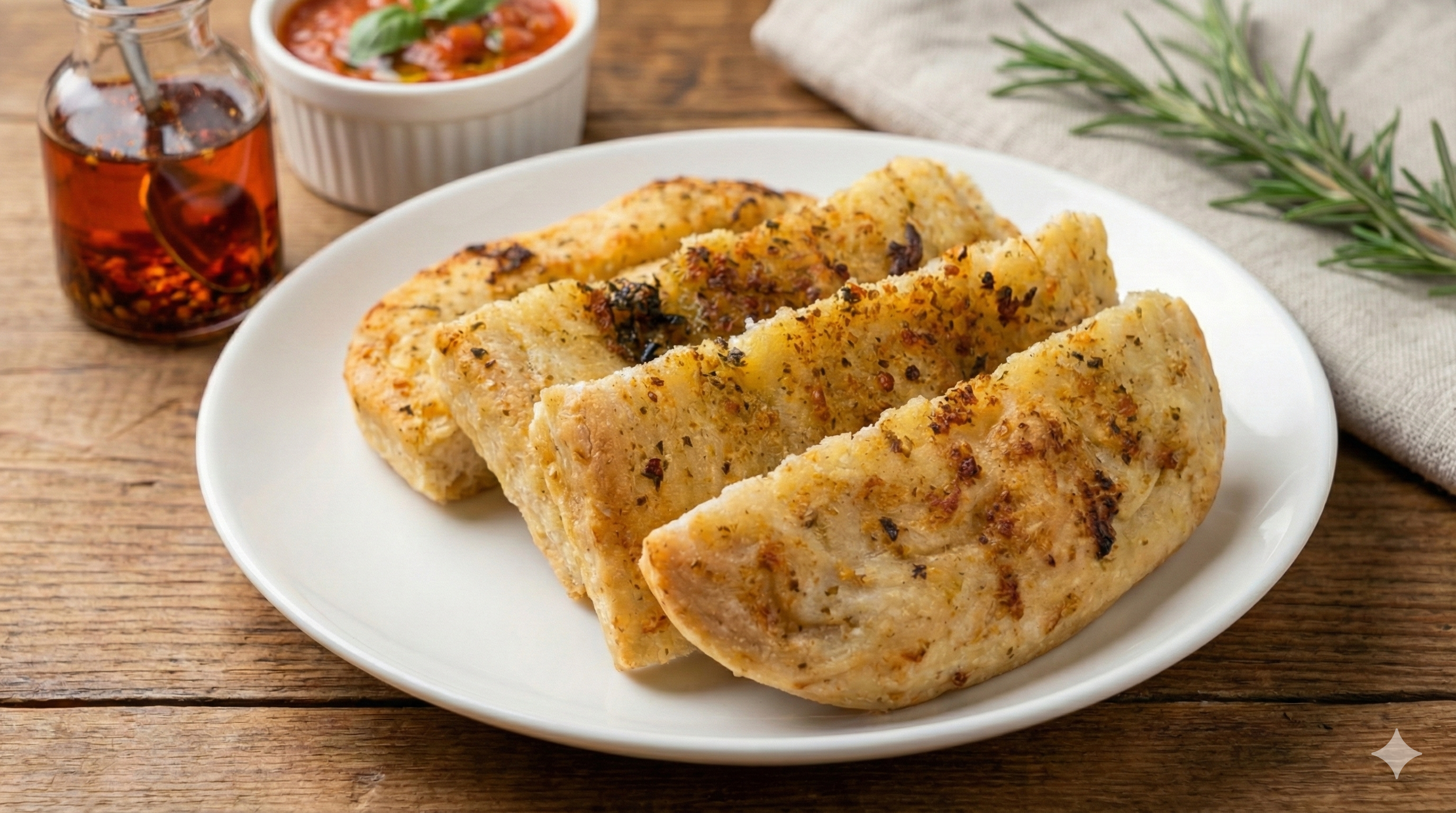 Garlic Bread and Sauces