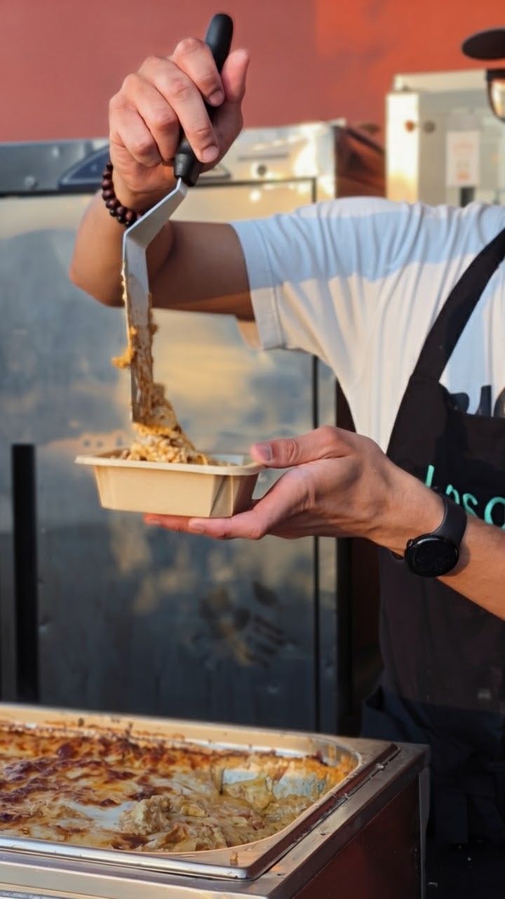 Making handmade pasta